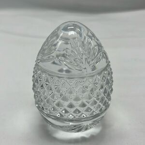 Vintage 1993 Avon Crystal Egg Paperweight